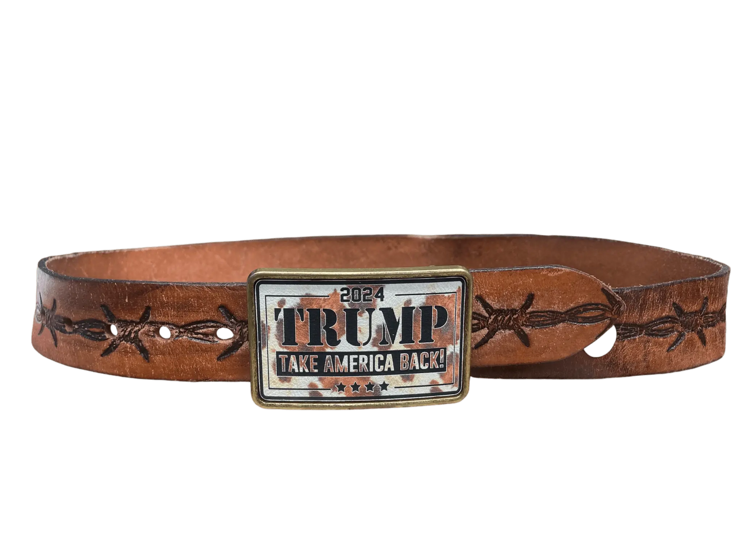 Trump take America back belt buckle - Rust Belt Customz