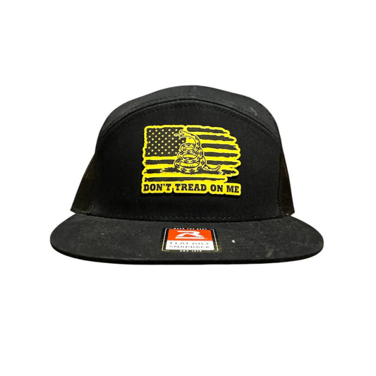 Don’t Tread On Me leather patch hat - Rust Belt Customz