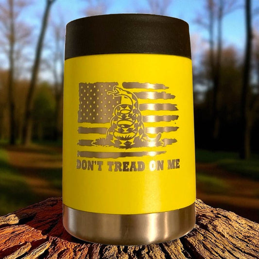 Don’t Tread on Me 12oz beverage holder - Rust Belt Customz