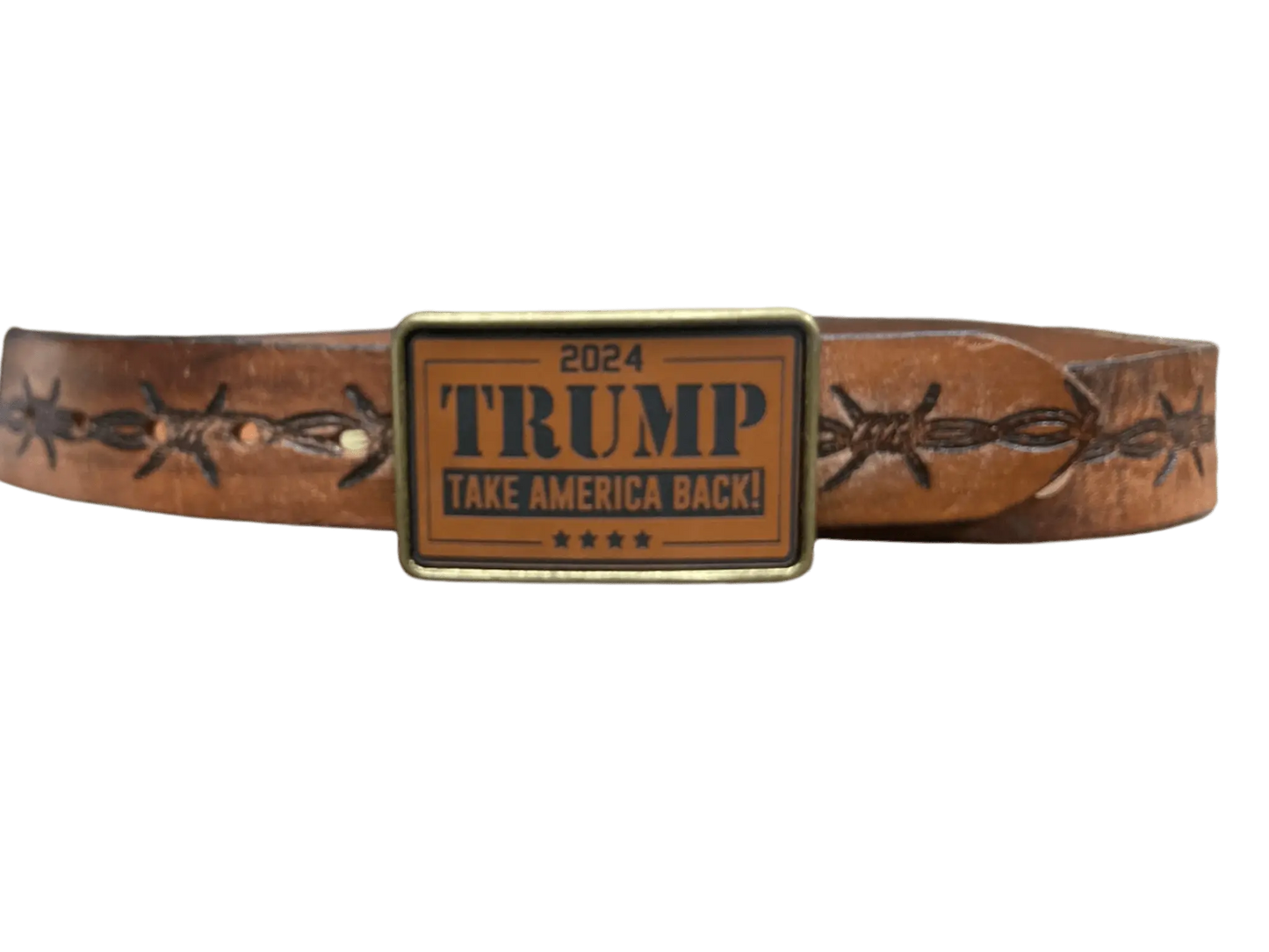 Trump take America back belt buckle - Rust Belt Customz