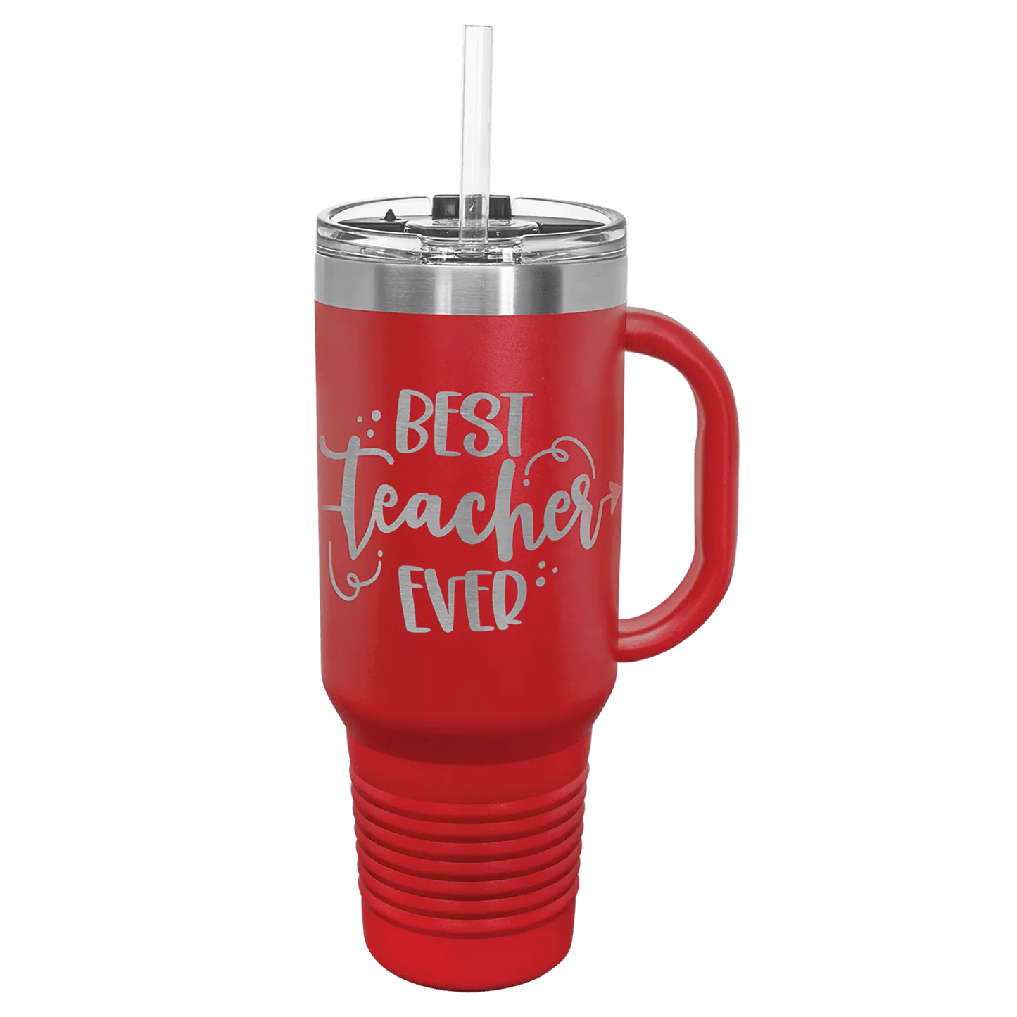 40 oz custom engraved bottle with handle, Polar Camel technology, red color. social media and marketing, marketing strategies for social media, laser etching near me