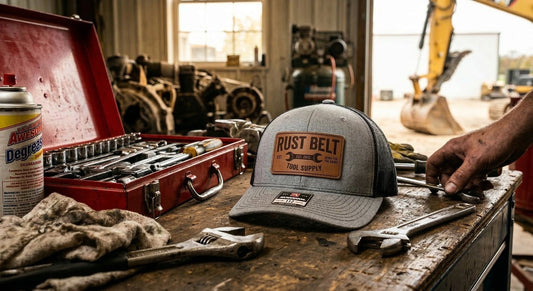 Why Custom Hats Are the Ultimate ROI for Mobile Tool Dealers & Tradesmen - Rust Belt Customz