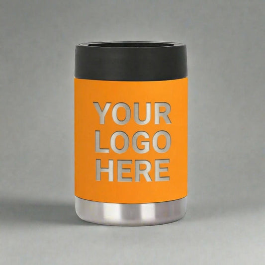 Custom Double Wall Insulated Metal Can Cooler – Durable 12oz Can Koozie with Laser Engraving - Rust Belt Customz