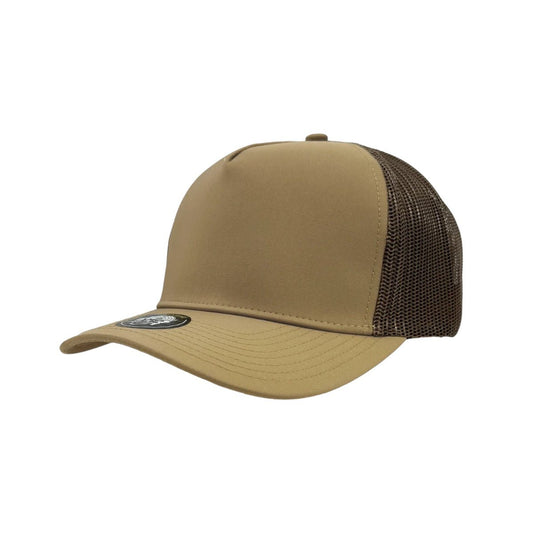 Custom Leather Patch Zapped 5 - Panel Water - Resistant Hat - Rust Belt Customz