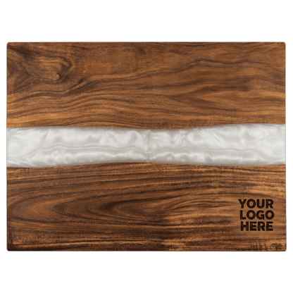 Personalized Acacia & Resin Charcuterie Board - Rust Belt Customz