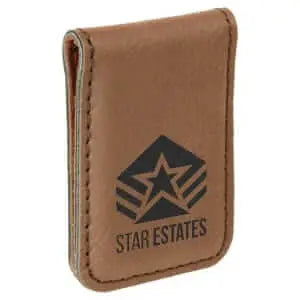 Leatherette Money Clip - Rust Belt Customz