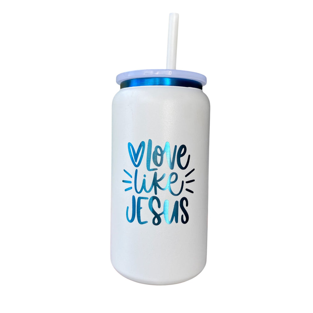 Love Like Jesus 16 oz Coffee Tumbler - Rust Belt Customz