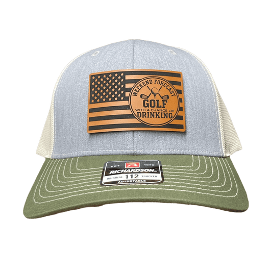 Weekend Forecast Golf With a Chance of Drinking Hat - Rust Belt Customz