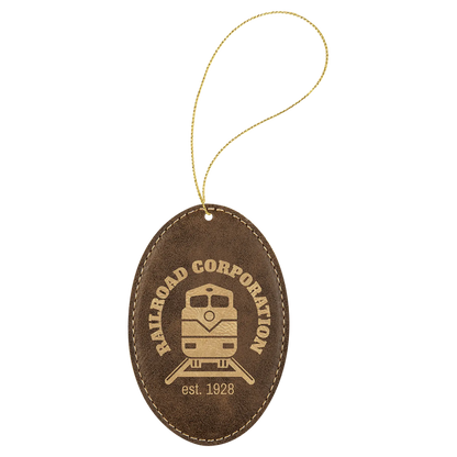 Leatherette Ornament - Rust Belt Customz